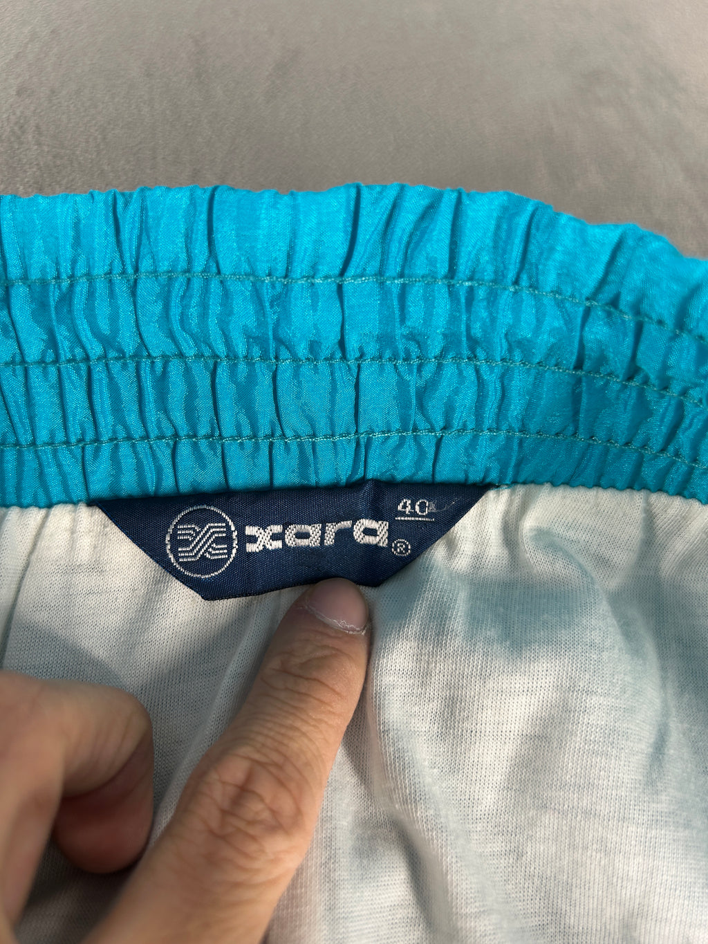 Pantaloni tuta azzurri vintage – Uomo Taglia L
