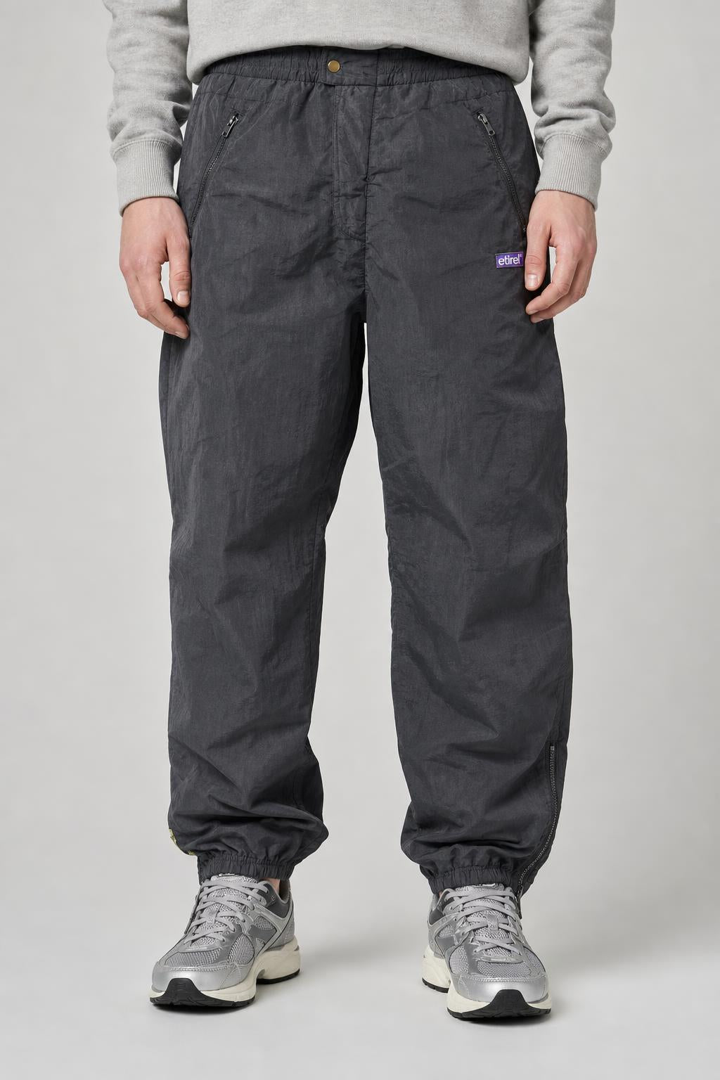 Pantaloni tuta neri vintage – Uomo Taglia XL