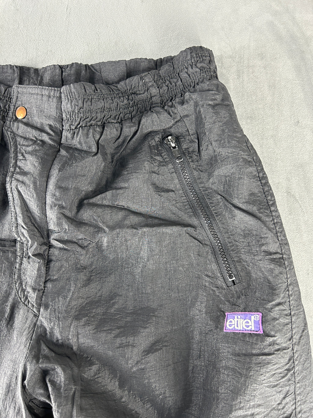Pantaloni tuta neri vintage – Uomo Taglia XL