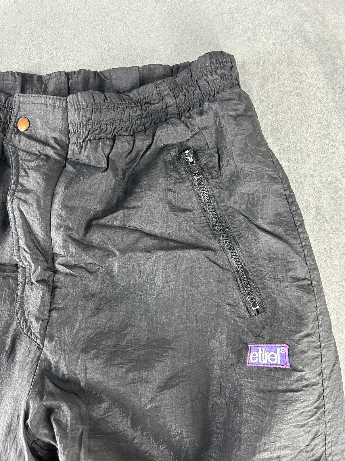 Pantaloni tuta neri vintage – Uomo Taglia XL