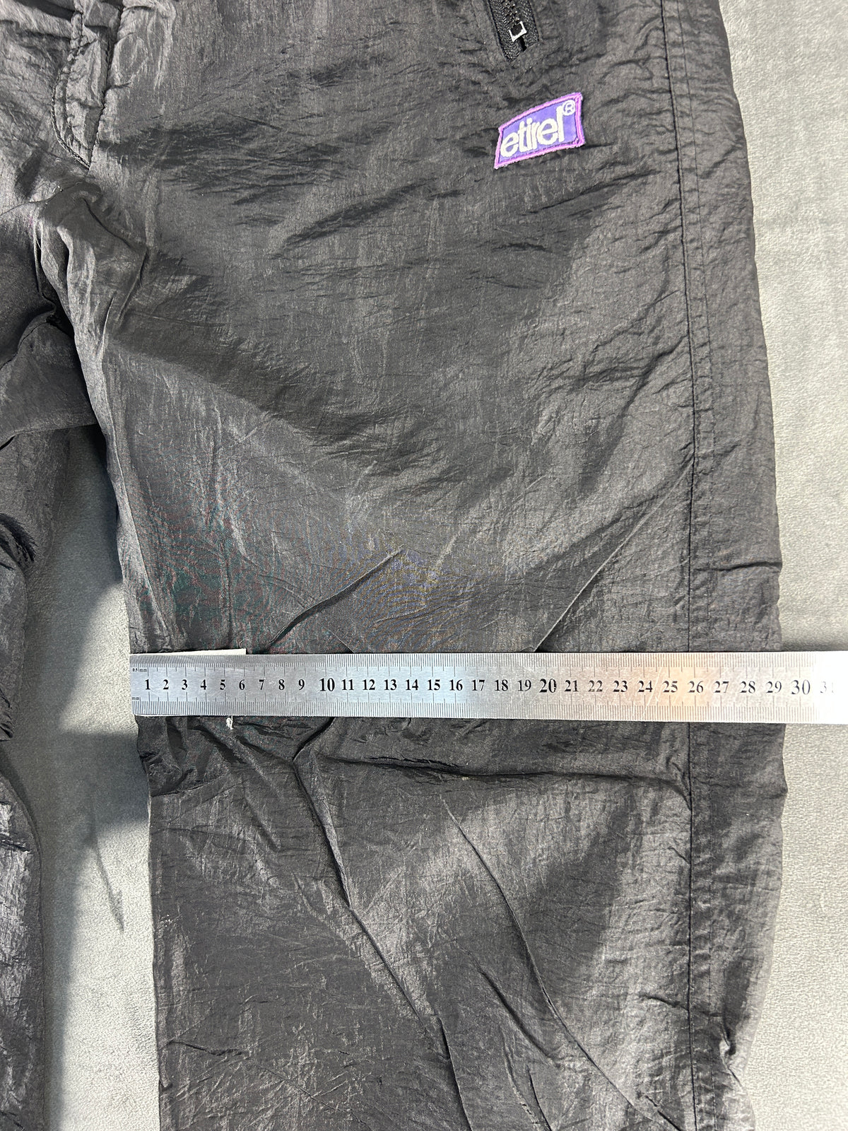 Pantaloni tuta neri vintage – Uomo Taglia XL