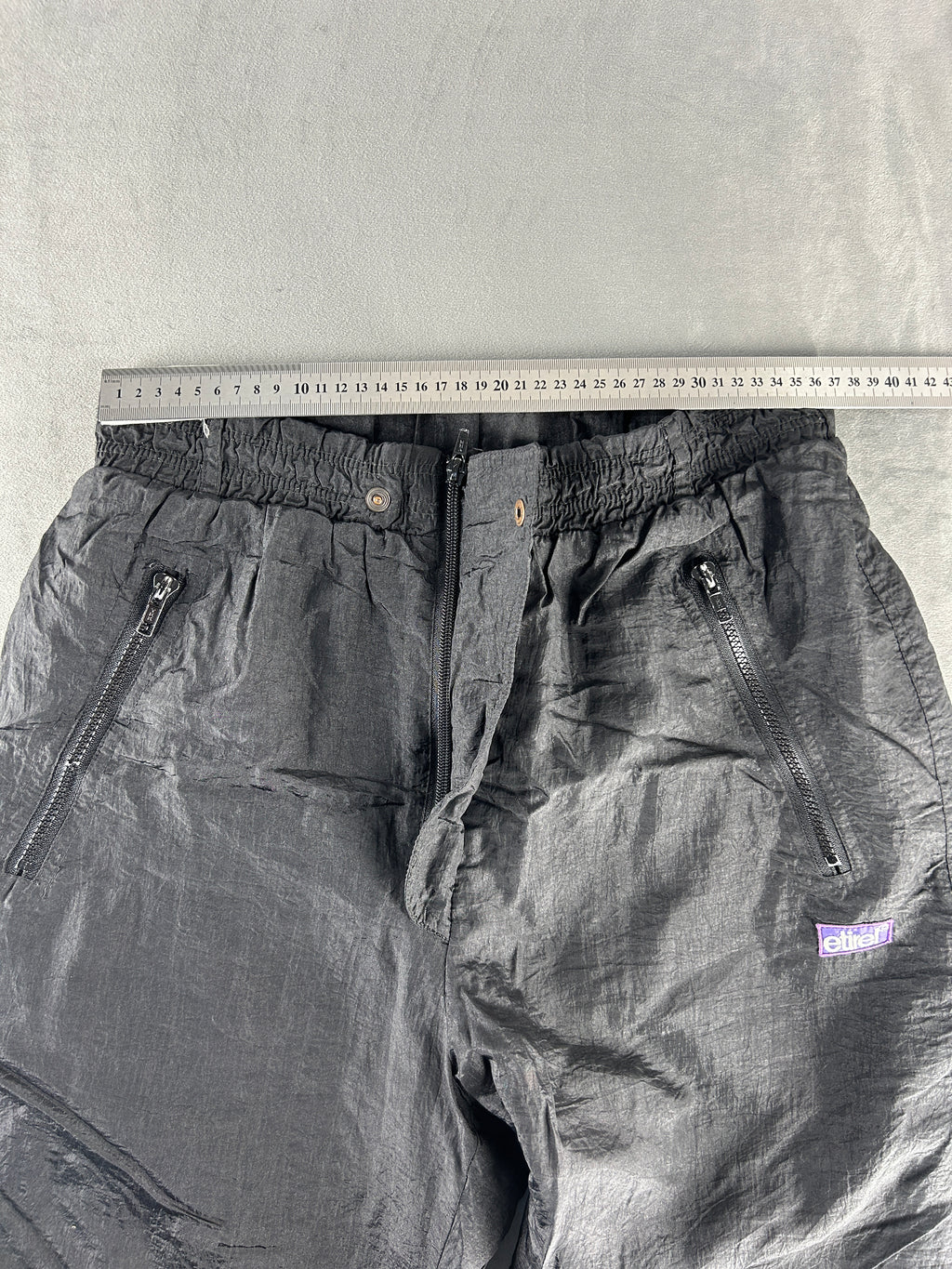 Pantaloni tuta neri vintage – Uomo Taglia XL