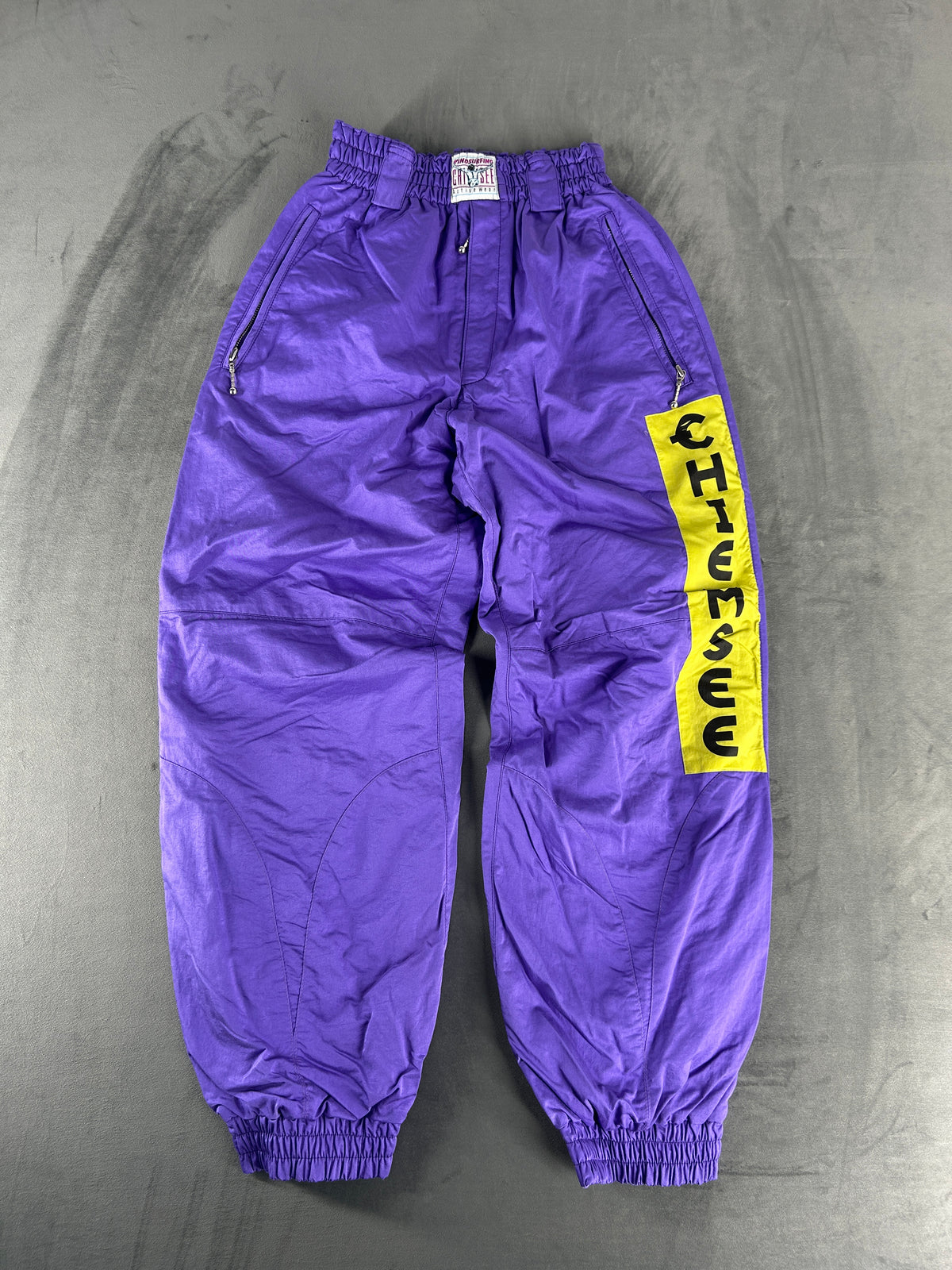 Pantaloni tuta viola vintage – Uomo Taglia XS