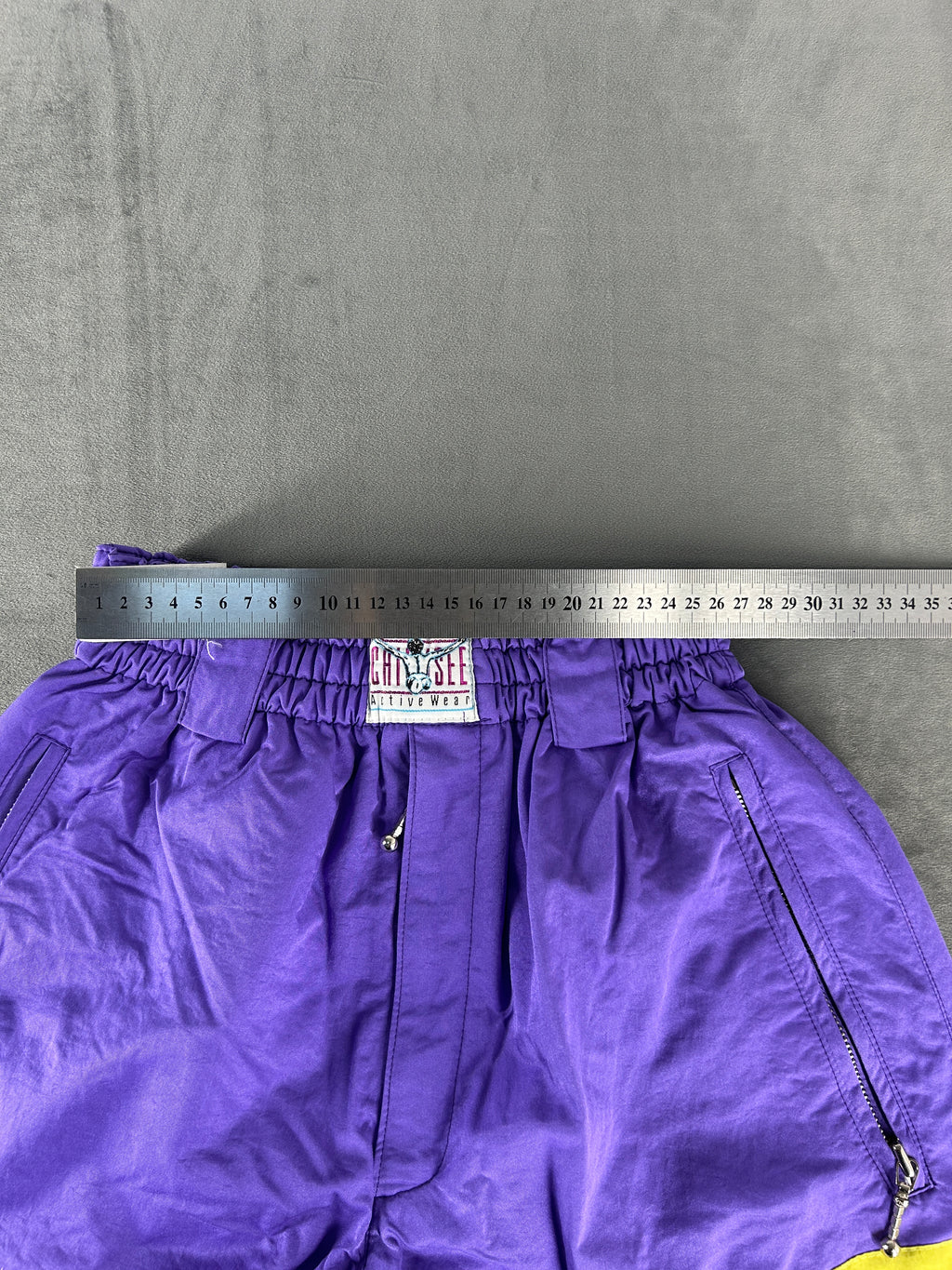Pantaloni tuta viola vintage – Uomo Taglia XS