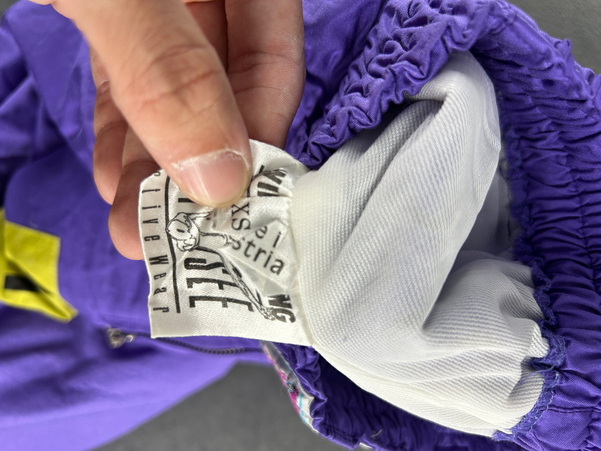Pantaloni tuta viola vintage – Uomo Taglia XS