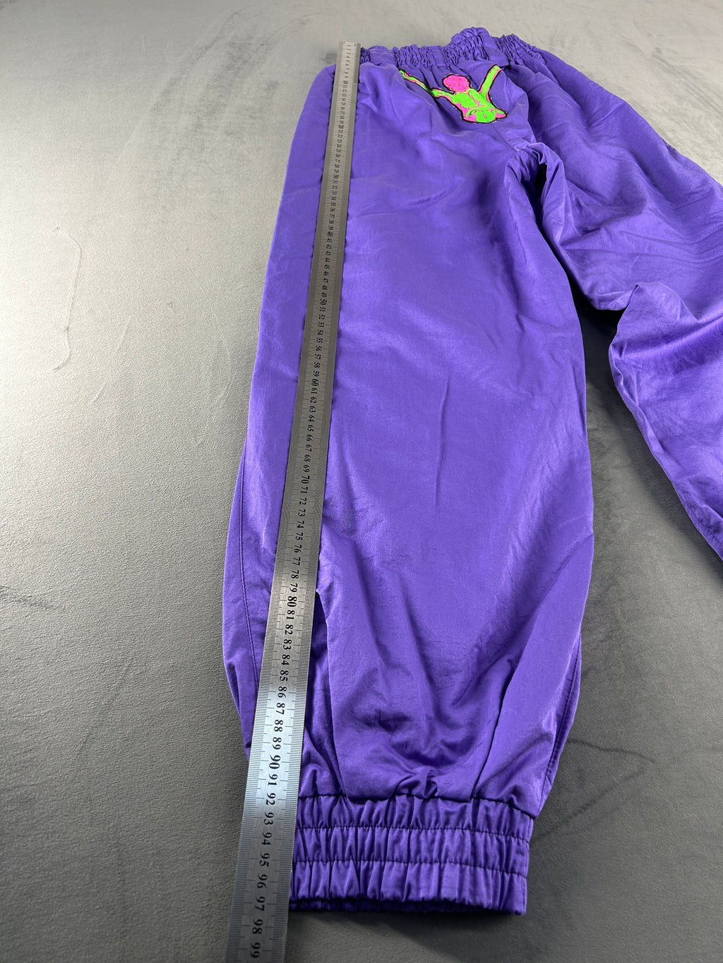 Pantaloni tuta viola vintage – Uomo Taglia XS