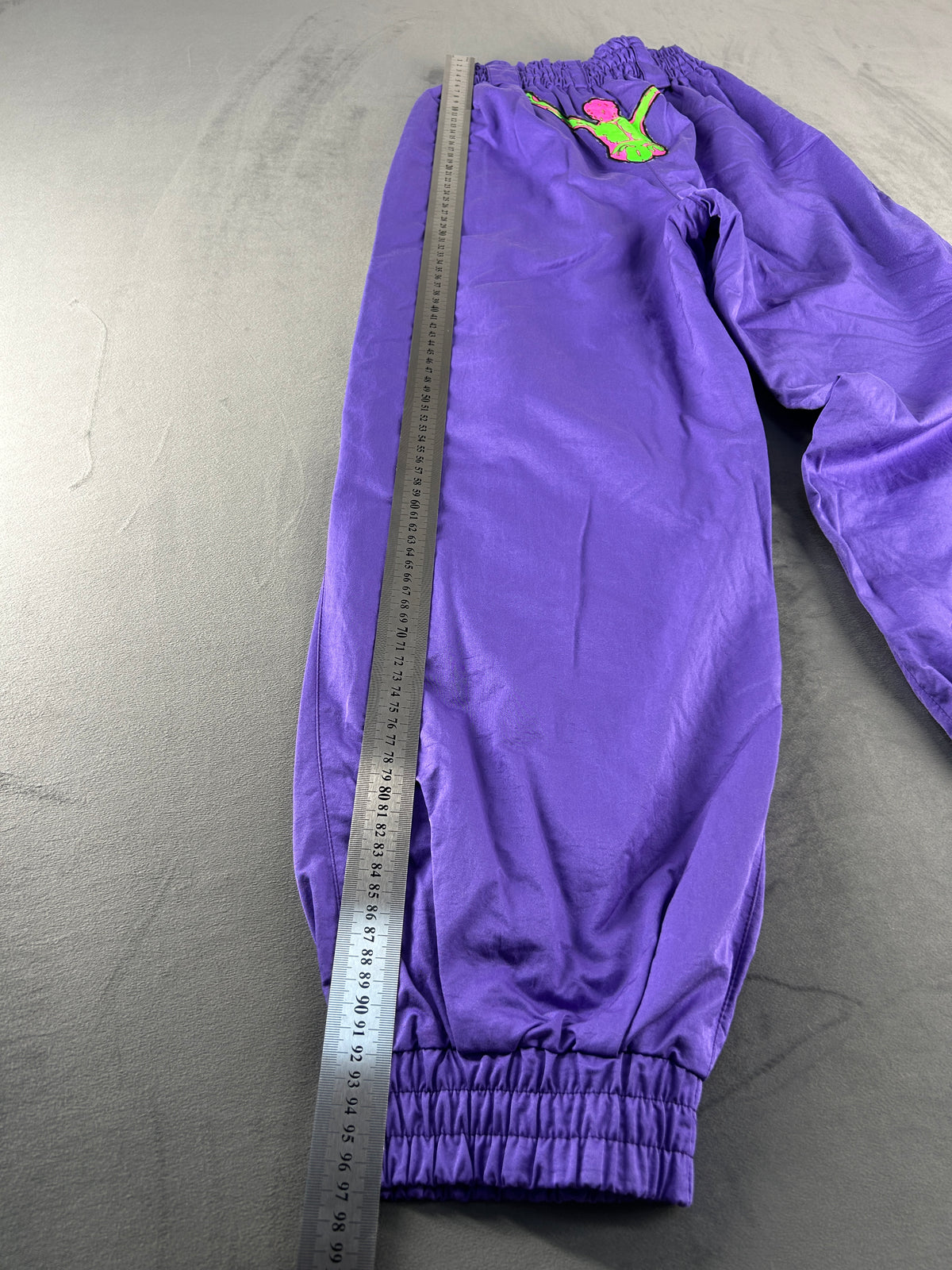 Pantaloni tuta viola vintage – Uomo Taglia XS