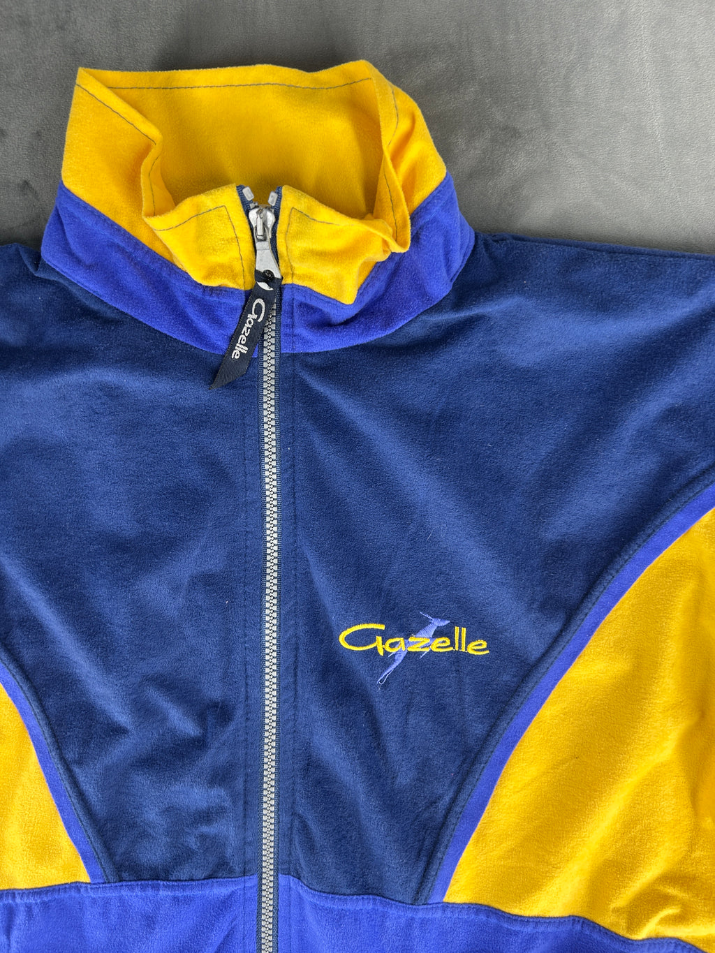 Tracktop blu e giallo vintage – Uomo Taglia S