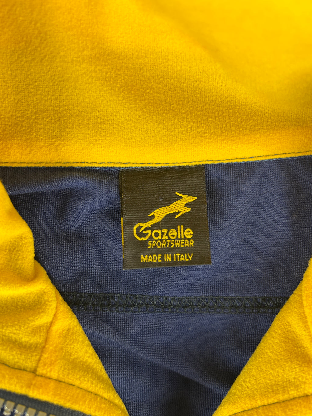 Tracktop blu e giallo vintage – Uomo Taglia S