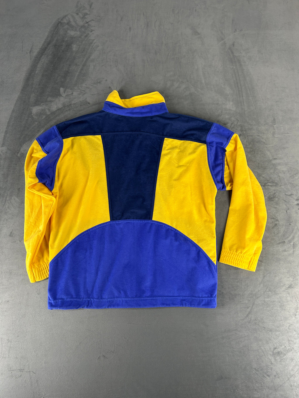 Tracktop blu e giallo vintage – Uomo Taglia S
