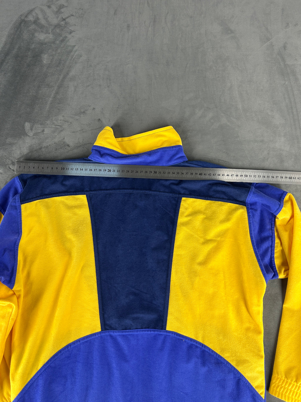 Tracktop blu e giallo vintage – Uomo Taglia S
