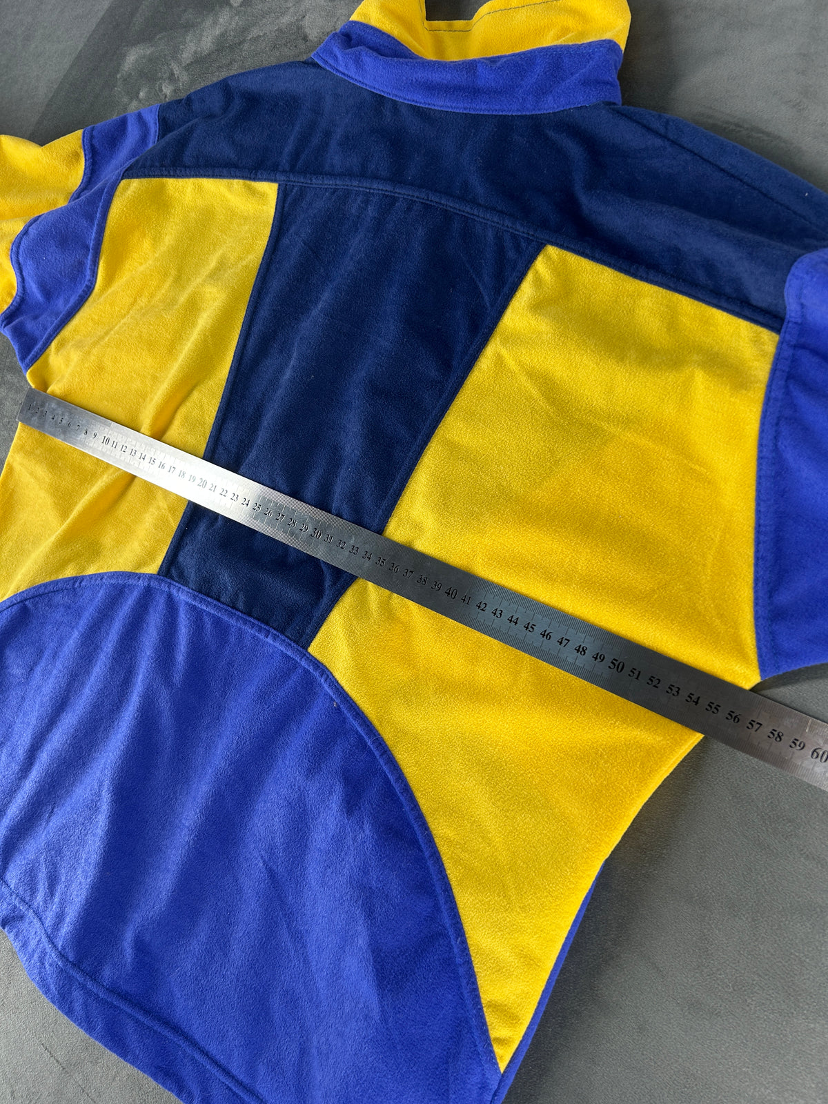 Tracktop blu e giallo vintage – Uomo Taglia S