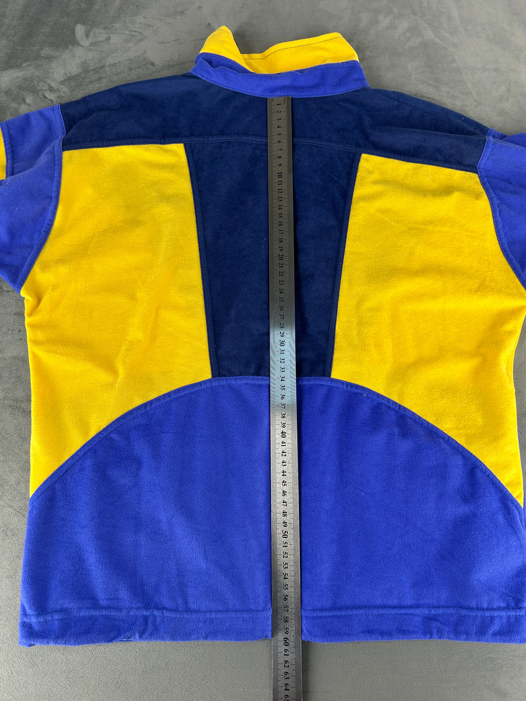 Tracktop blu e giallo vintage – Uomo Taglia S