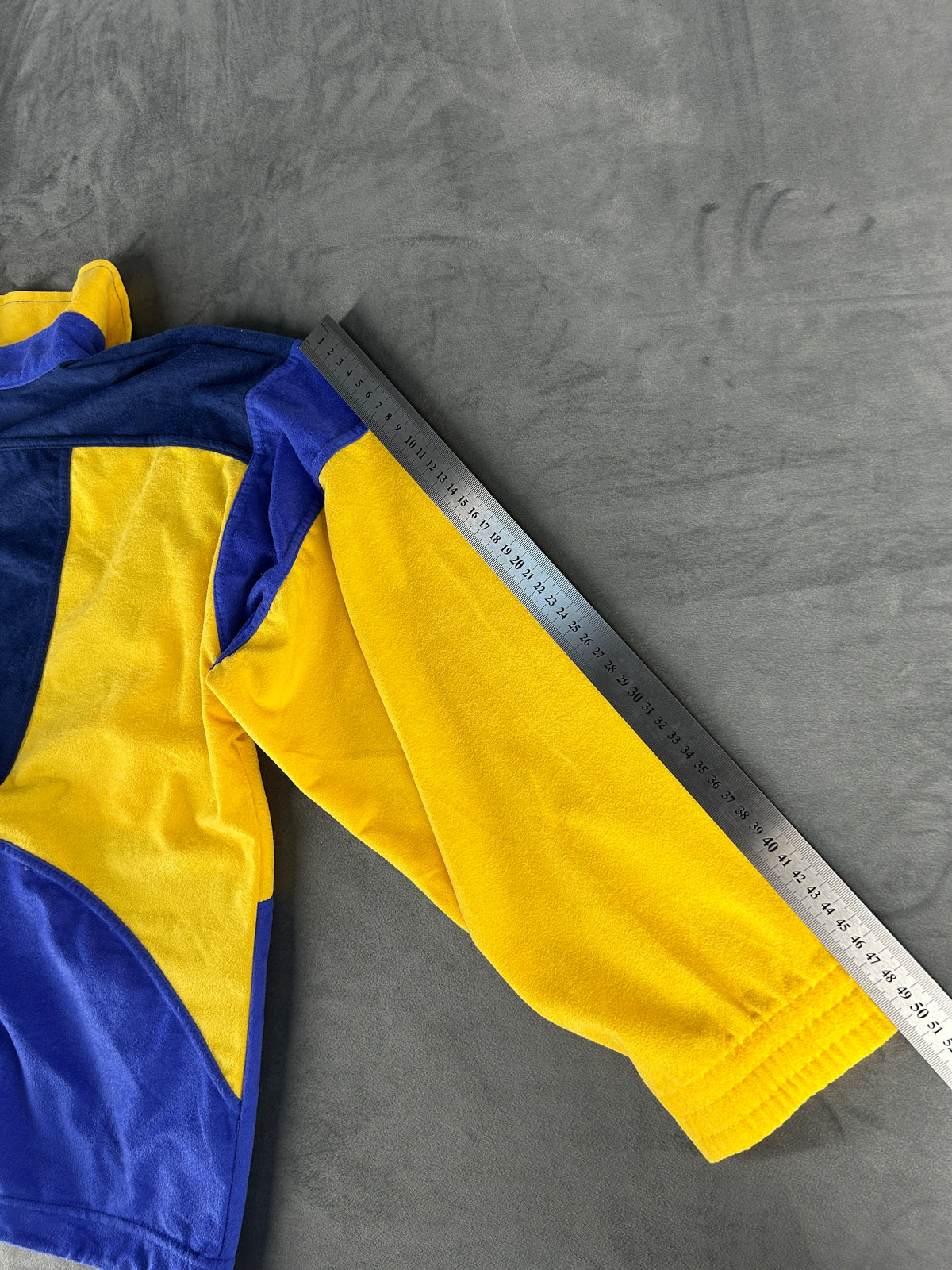 Tracktop blu e giallo vintage – Uomo Taglia S