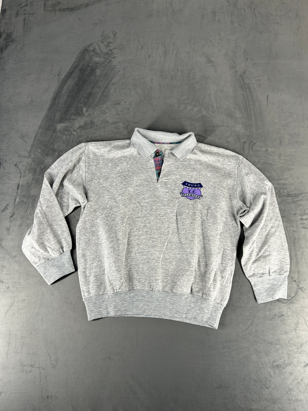 Felpa grigia vintage – Uomo Taglia XL