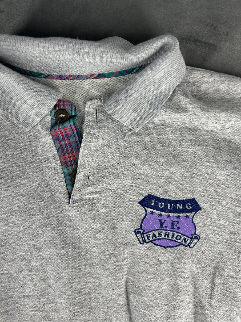 Felpa grigia vintage – Uomo Taglia XL