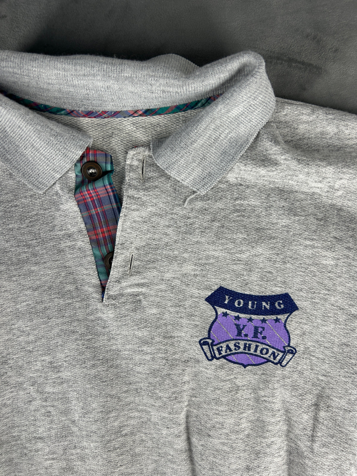 Felpa grigia vintage – Uomo Taglia XL