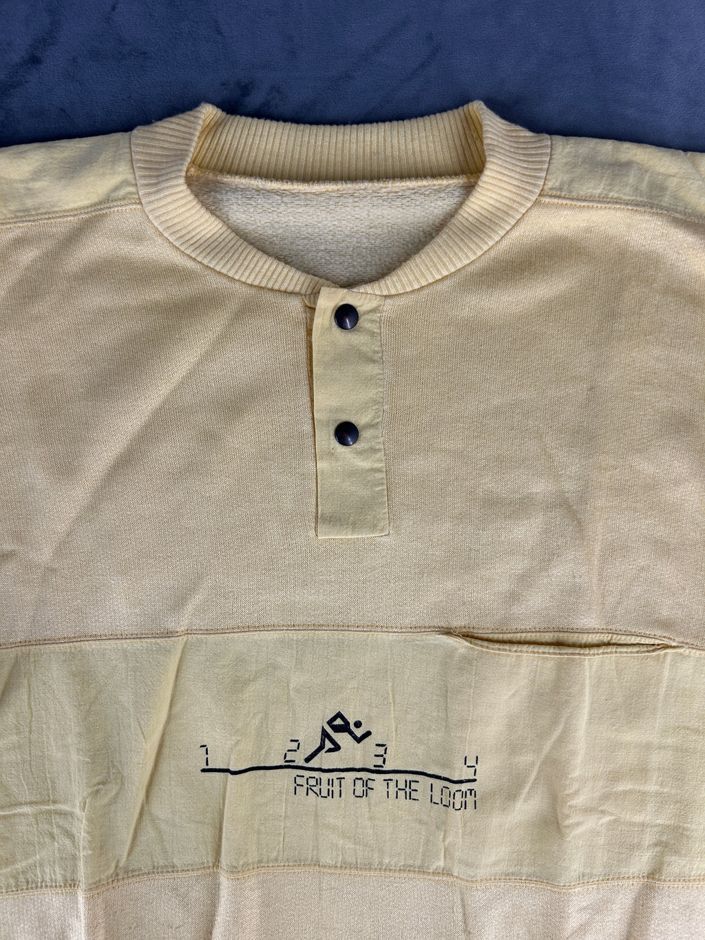 Felpa gialla vintage – Uomo Taglia L