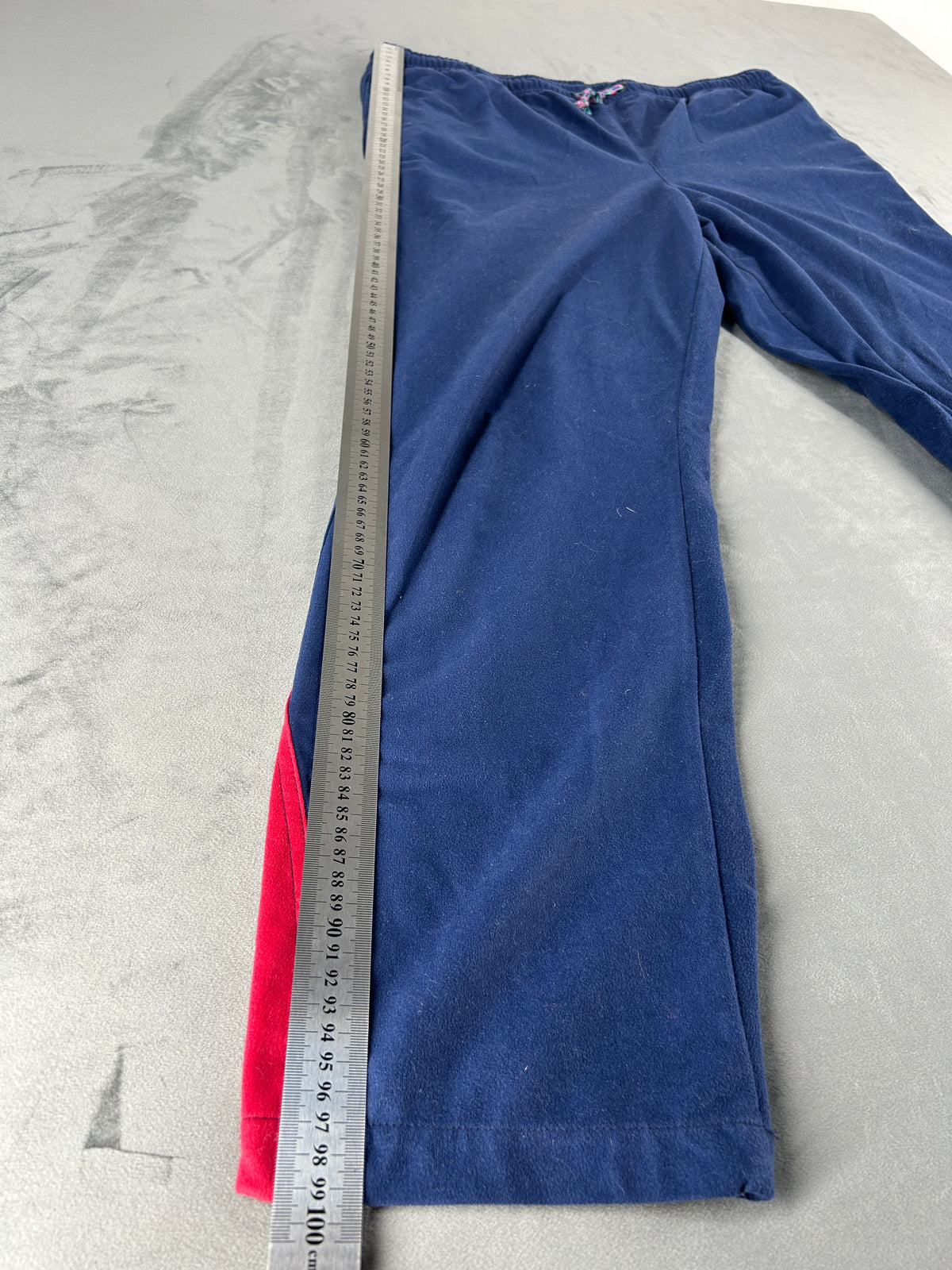 Tuta completa blu e rossa vintage – Uomo Taglia L