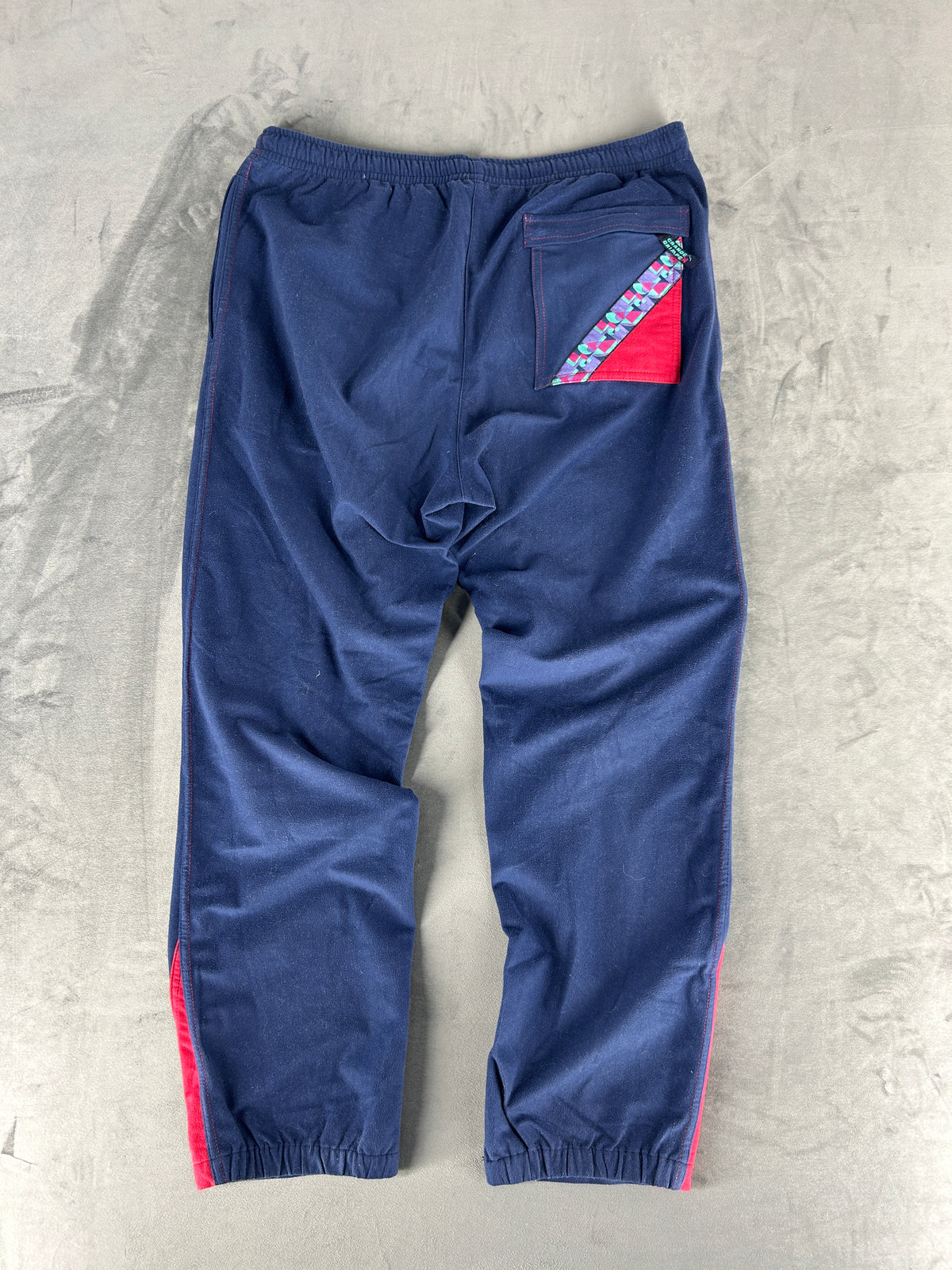 Tuta completa blu e rossa vintage – Uomo Taglia L