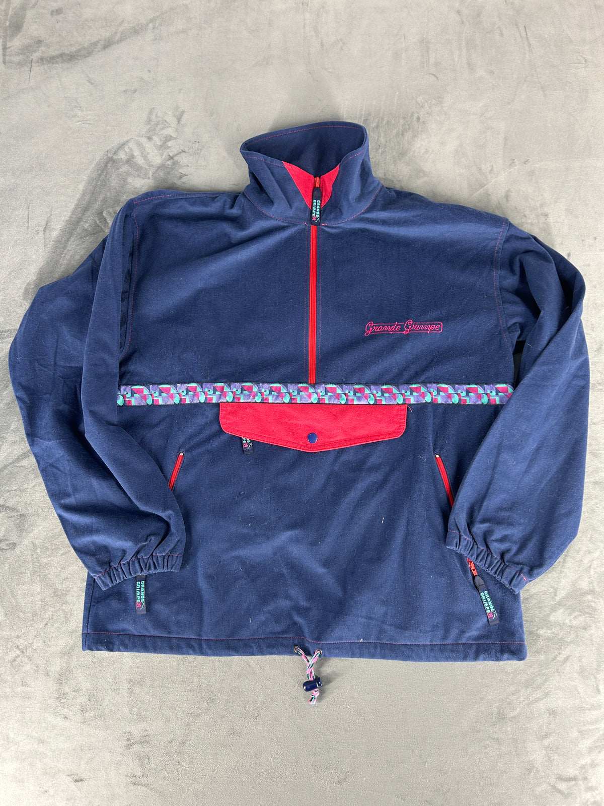 Tuta completa blu e rossa vintage – Uomo Taglia L