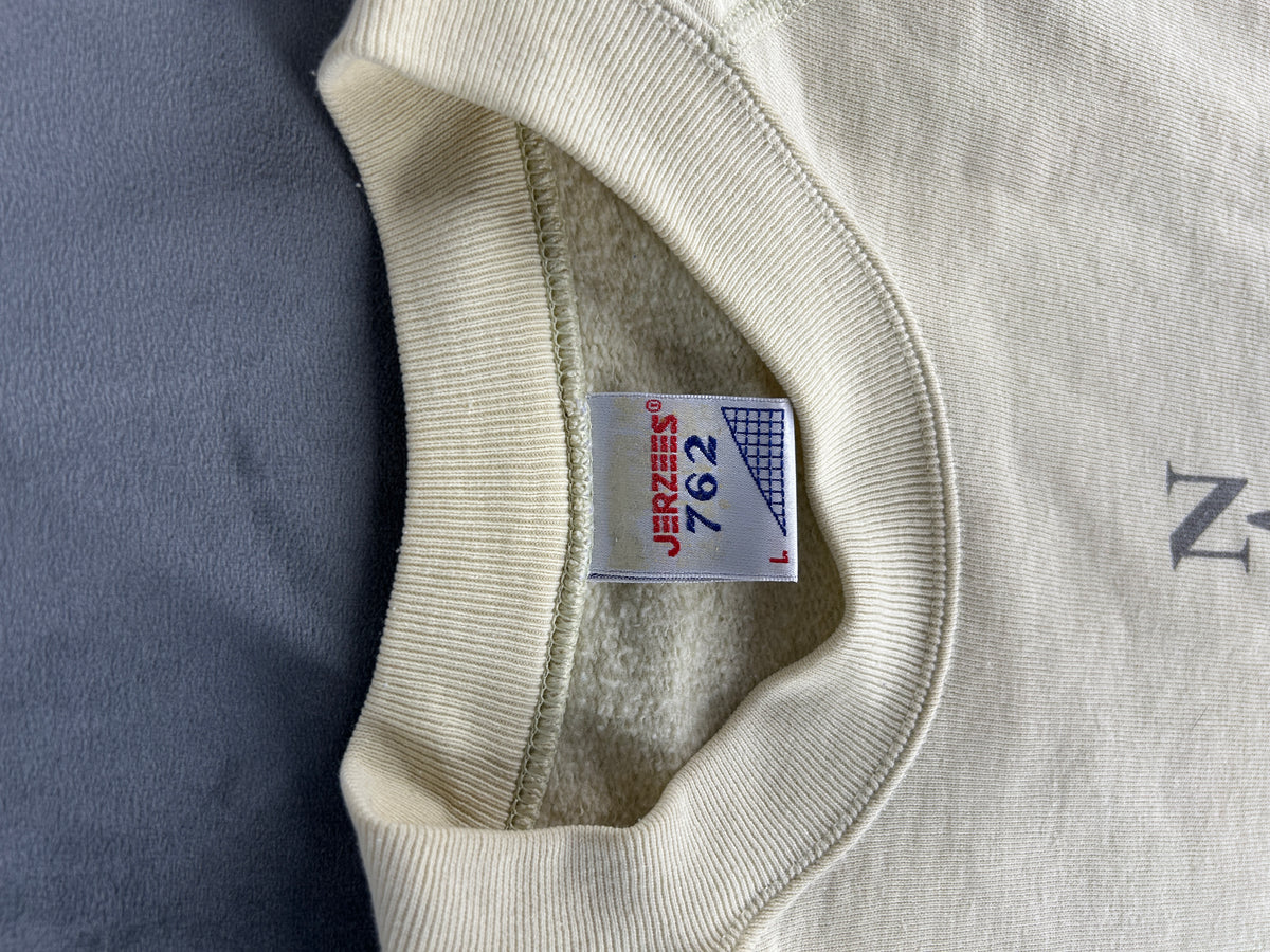 Felpa beige vintage – Uomo Taglia L