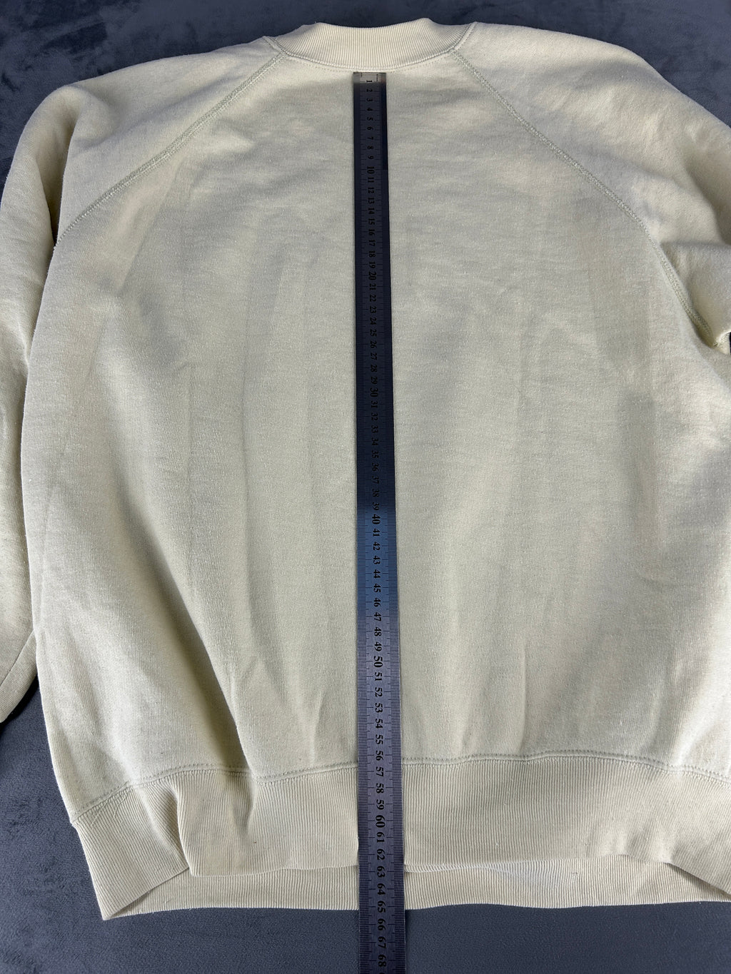 Felpa beige vintage – Uomo Taglia L