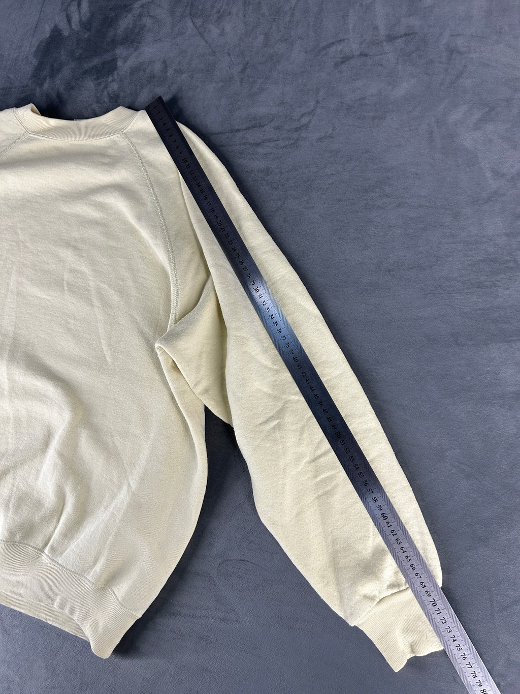 Felpa beige vintage – Uomo Taglia L
