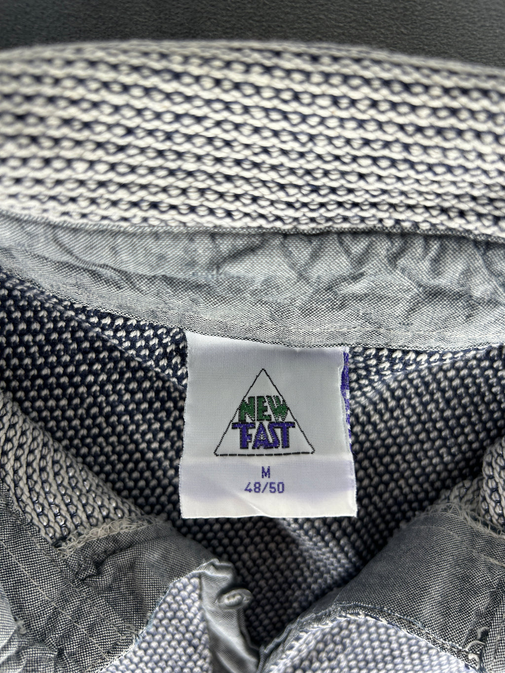 Felpa collo polo grigia vintage – Uomo Taglia M