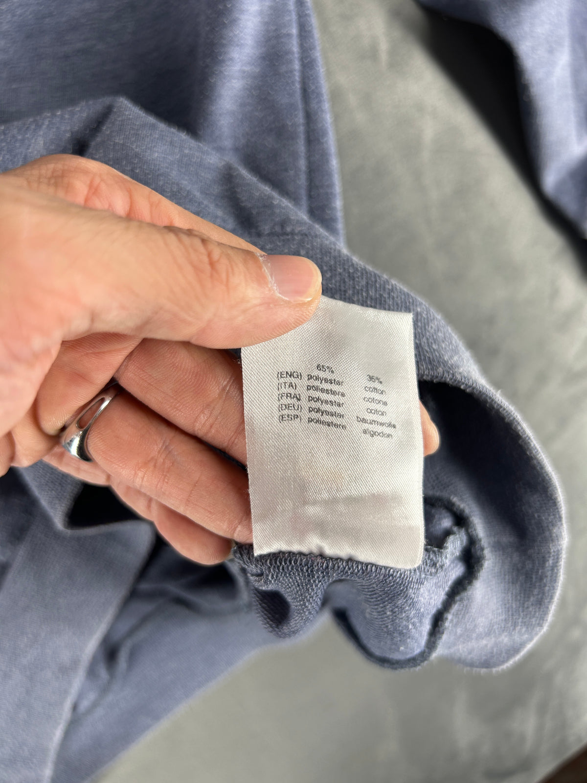 Felpa mezza zip Lotto viola e grigio vintage – Uomo Taglia XL