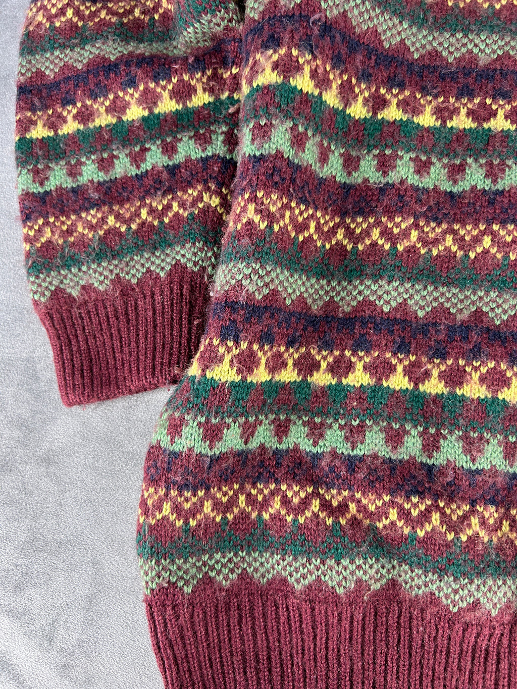 Maglione Rifle multicolore vintage – Uomo Taglia L