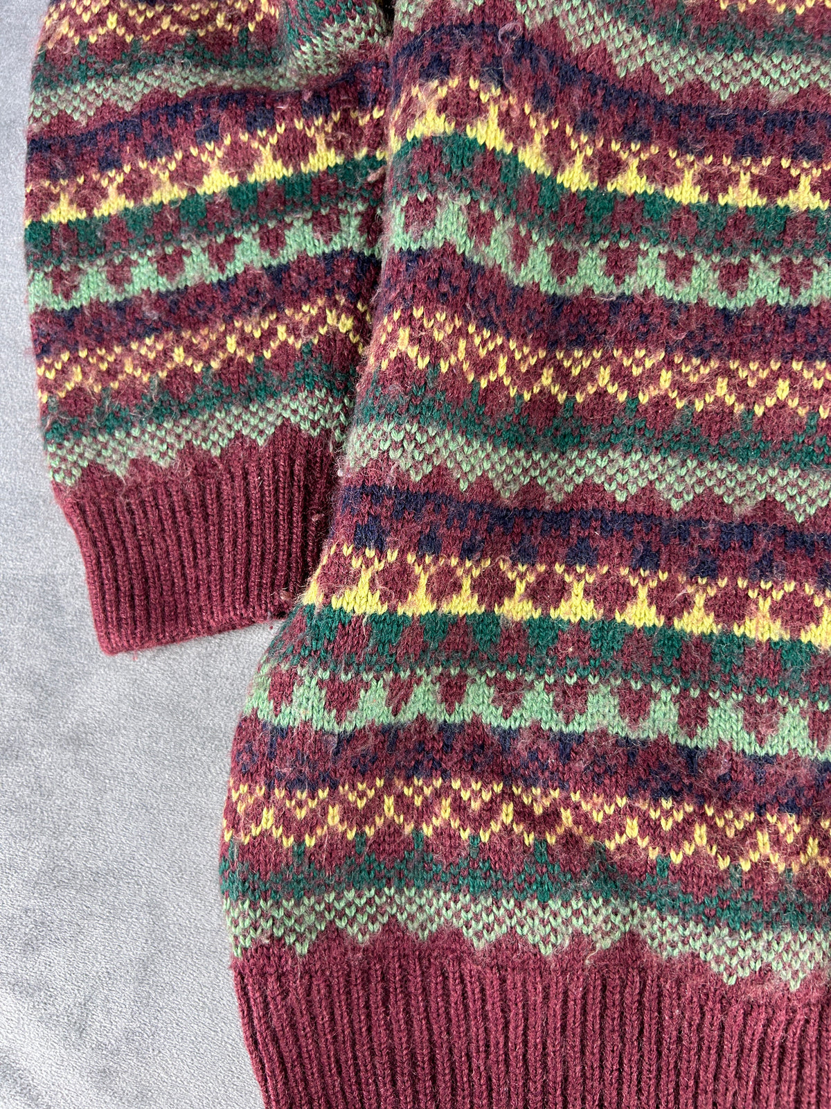 Maglione Rifle multicolore vintage – Uomo Taglia L