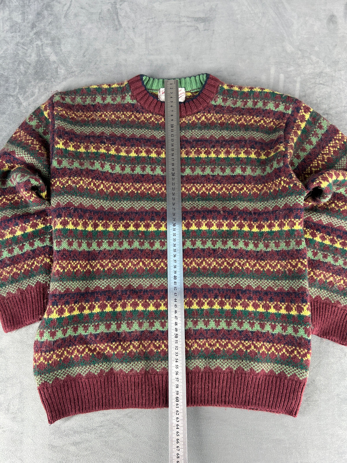 Maglione Rifle multicolore vintage – Uomo Taglia L
