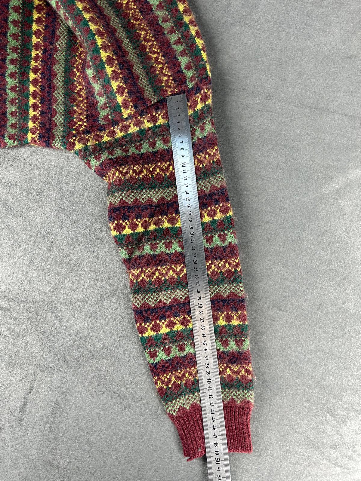 Maglione Rifle multicolore vintage – Uomo Taglia L