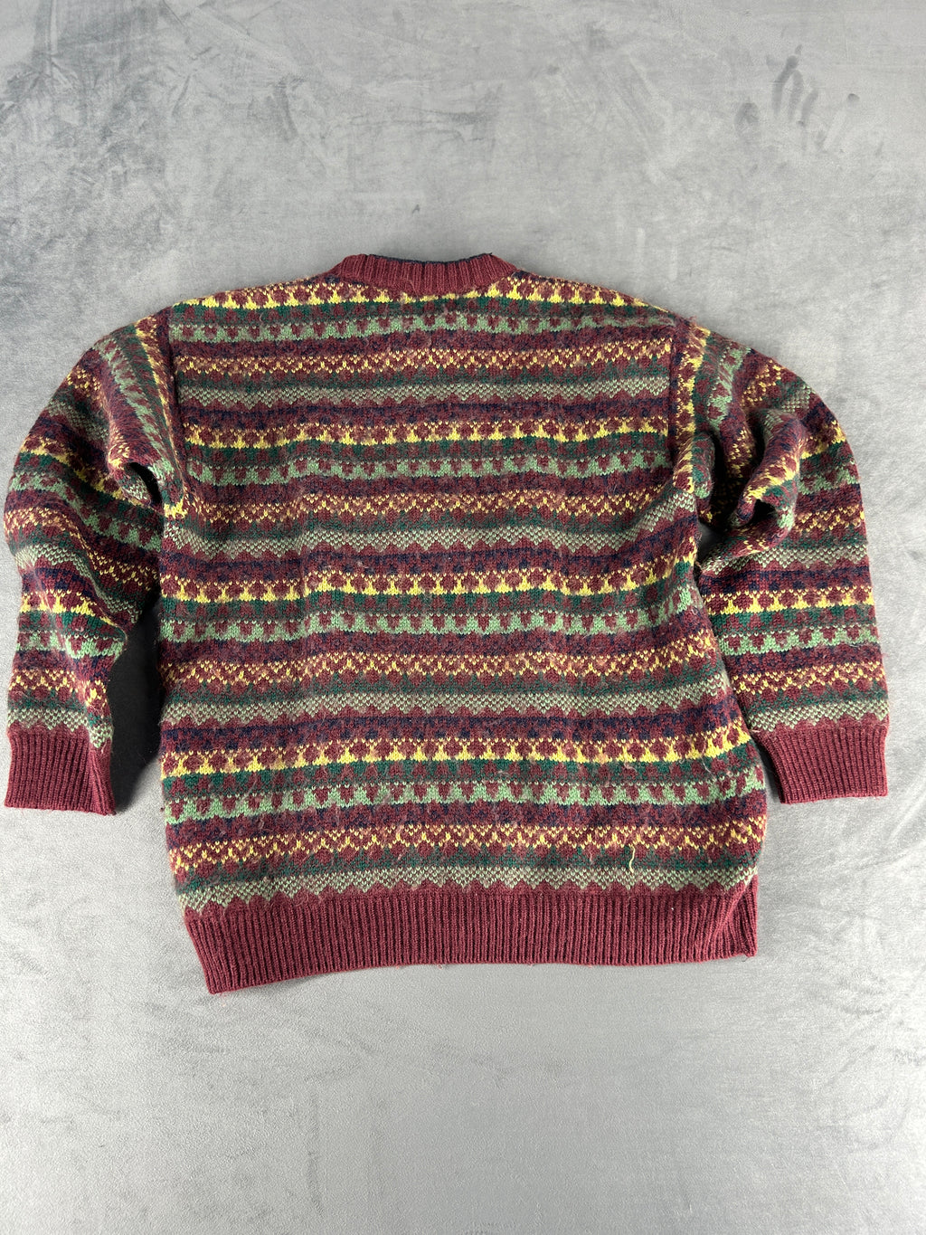 Maglione Rifle multicolore vintage – Uomo Taglia L