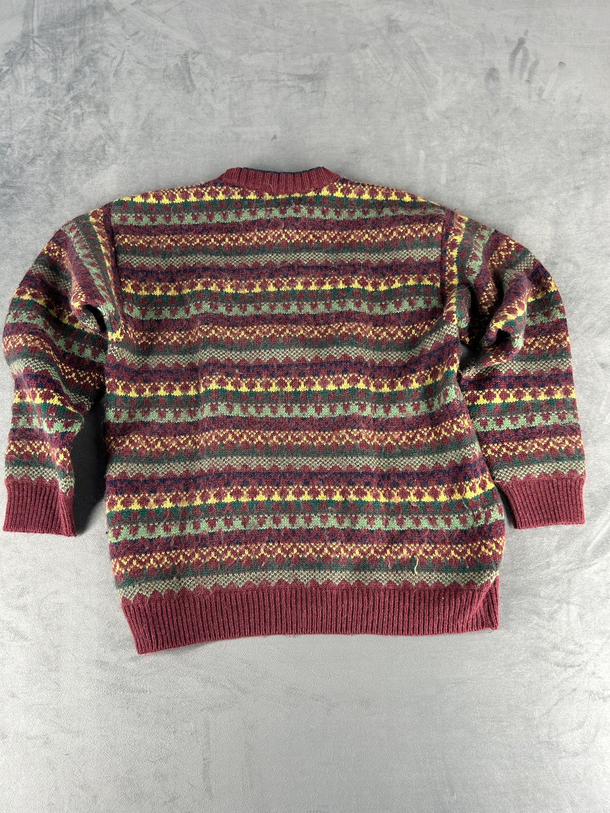 Maglione Rifle multicolore vintage – Uomo Taglia L