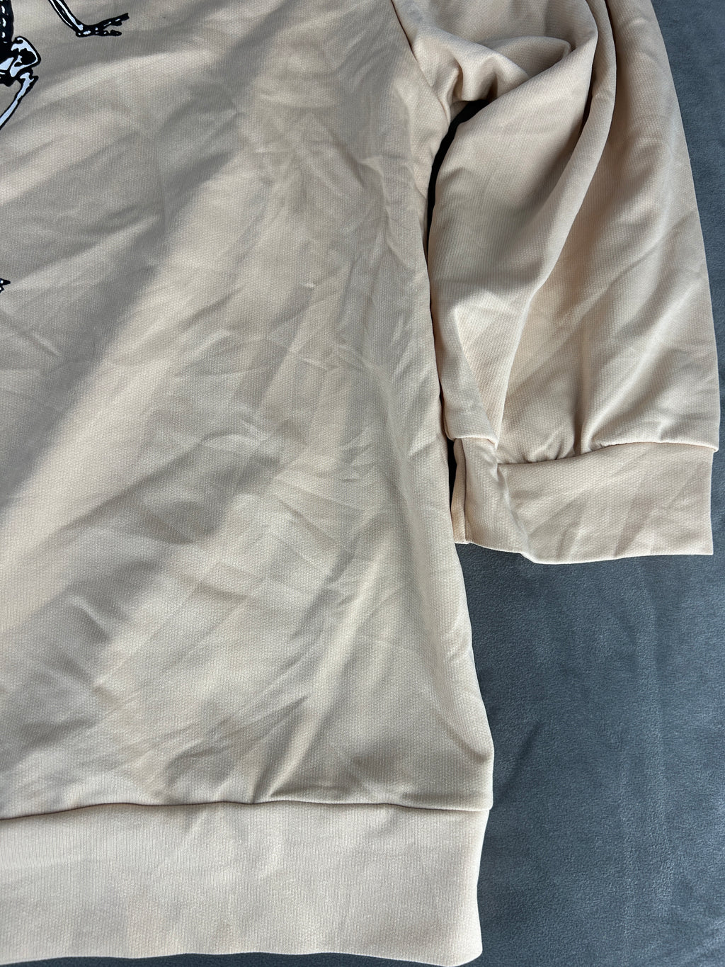 Felpa beige vintage – Uomo Taglia XL