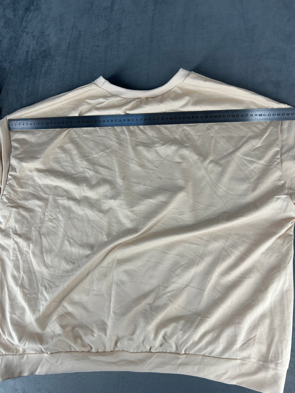 Felpa beige vintage – Uomo Taglia XL