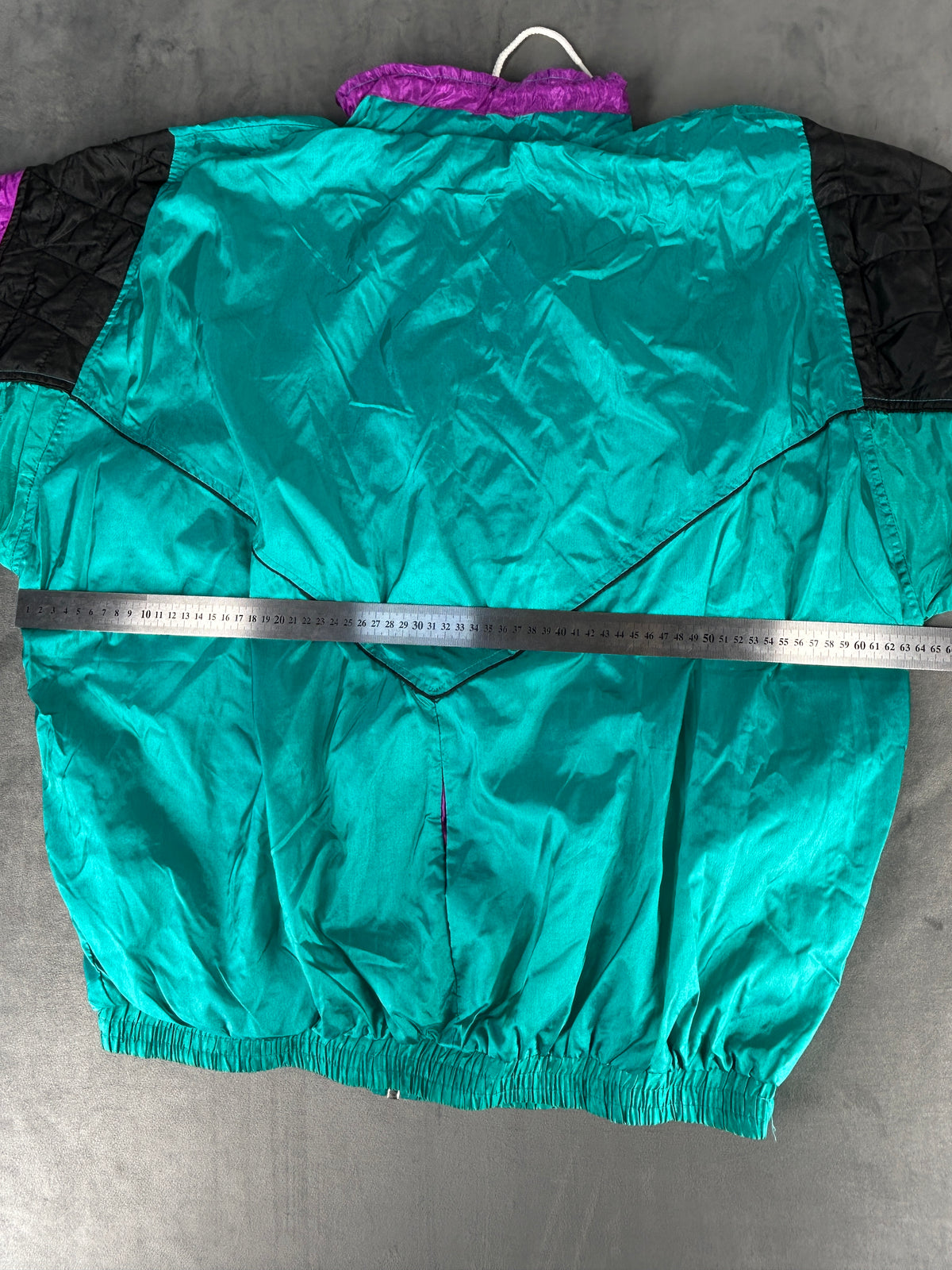 Tracktop acetato viola e azzurro vintage – Uomo Taglia L