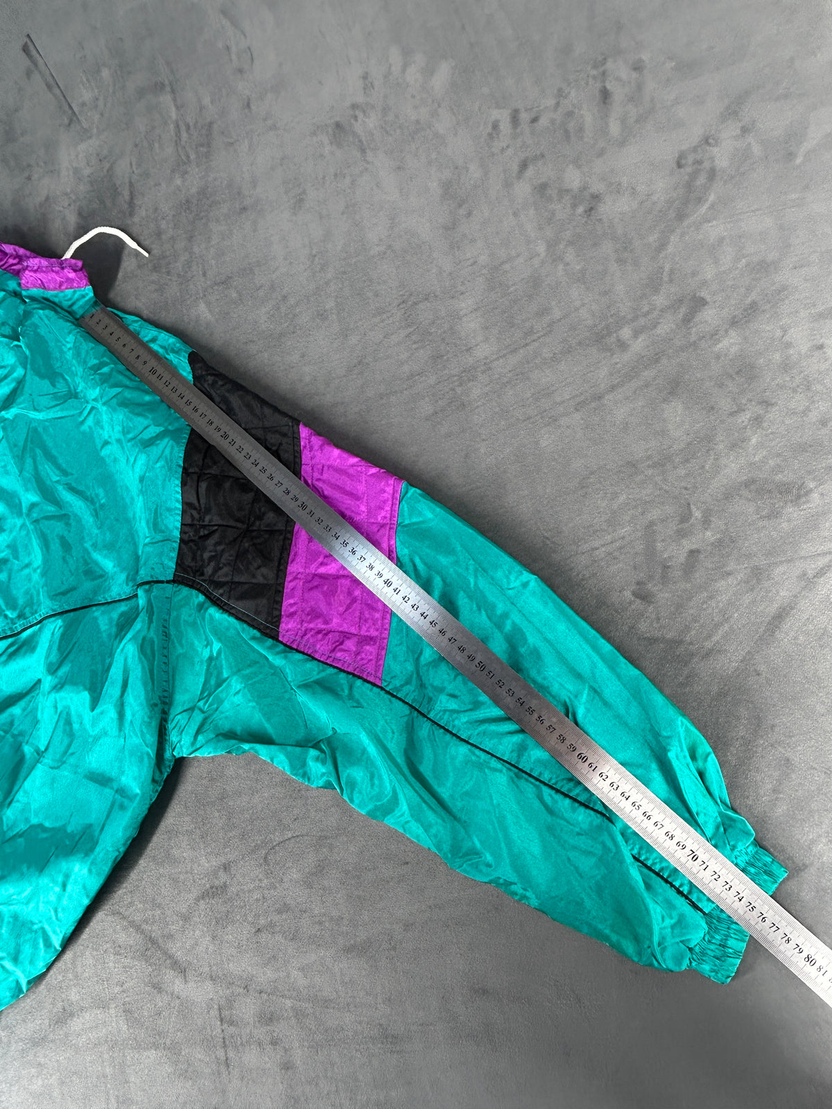 Tracktop acetato viola e azzurro vintage – Uomo Taglia L