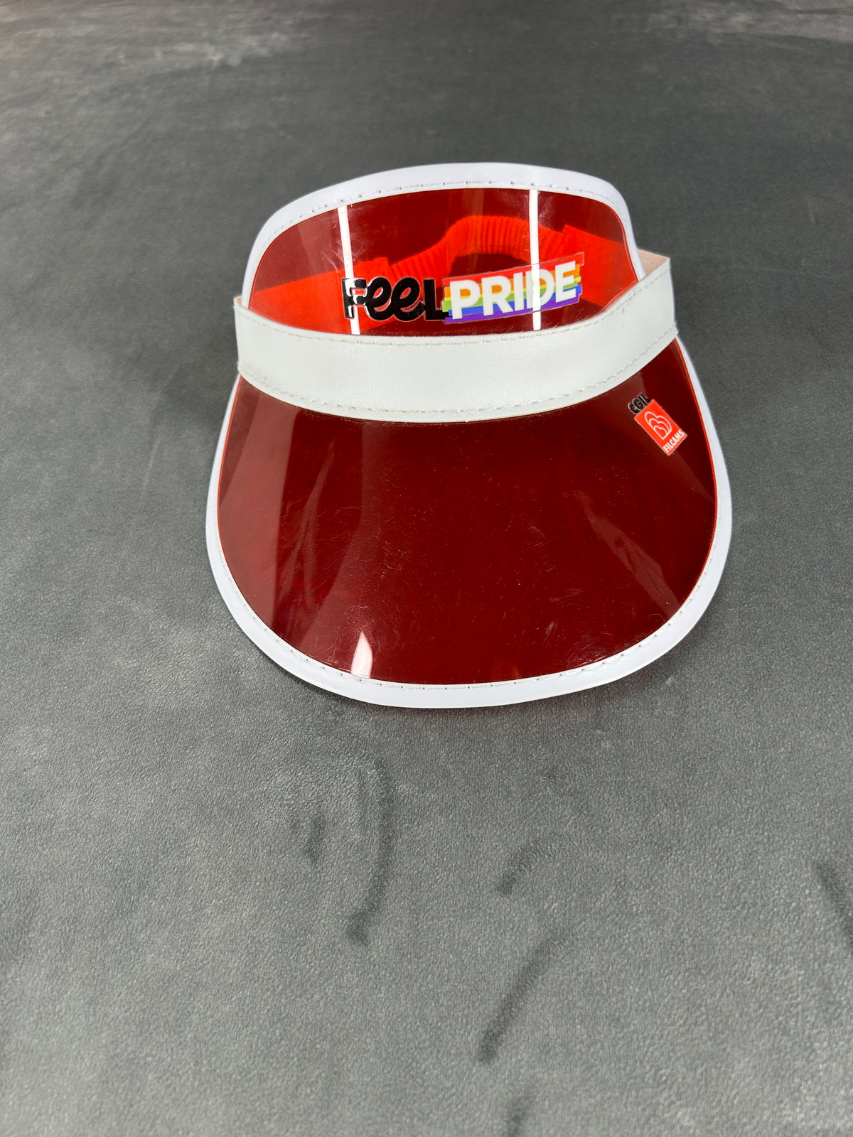 Visiera rossa vintage – Unisex Taglia unica