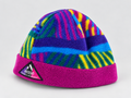 Cappello in pile Aesse multicolore vintage – Unisex Taglia unica