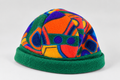 Cappello in pile multicolore vintage – Unisex Taglia unica