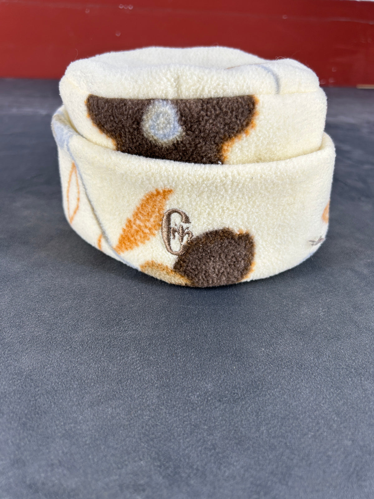 Cappello in pile Conte of Florence multicolore vintage – Unisex Taglia unica