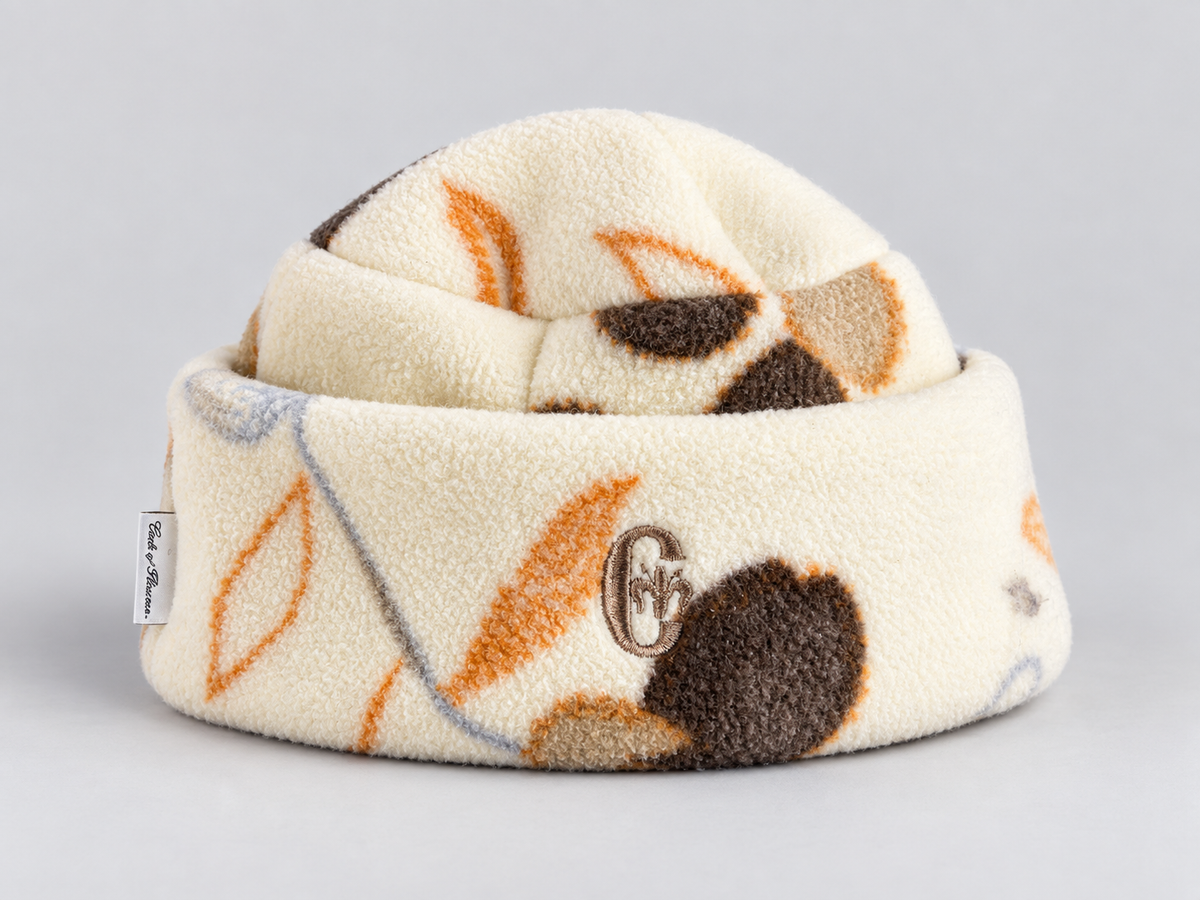 Cappello in pile Conte of Florence multicolore vintage – Unisex Taglia unica