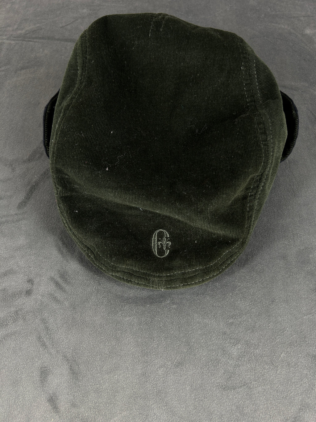 Cappello in velluto a coste Conte of Florence verde vintage – Uomo Taglia 58