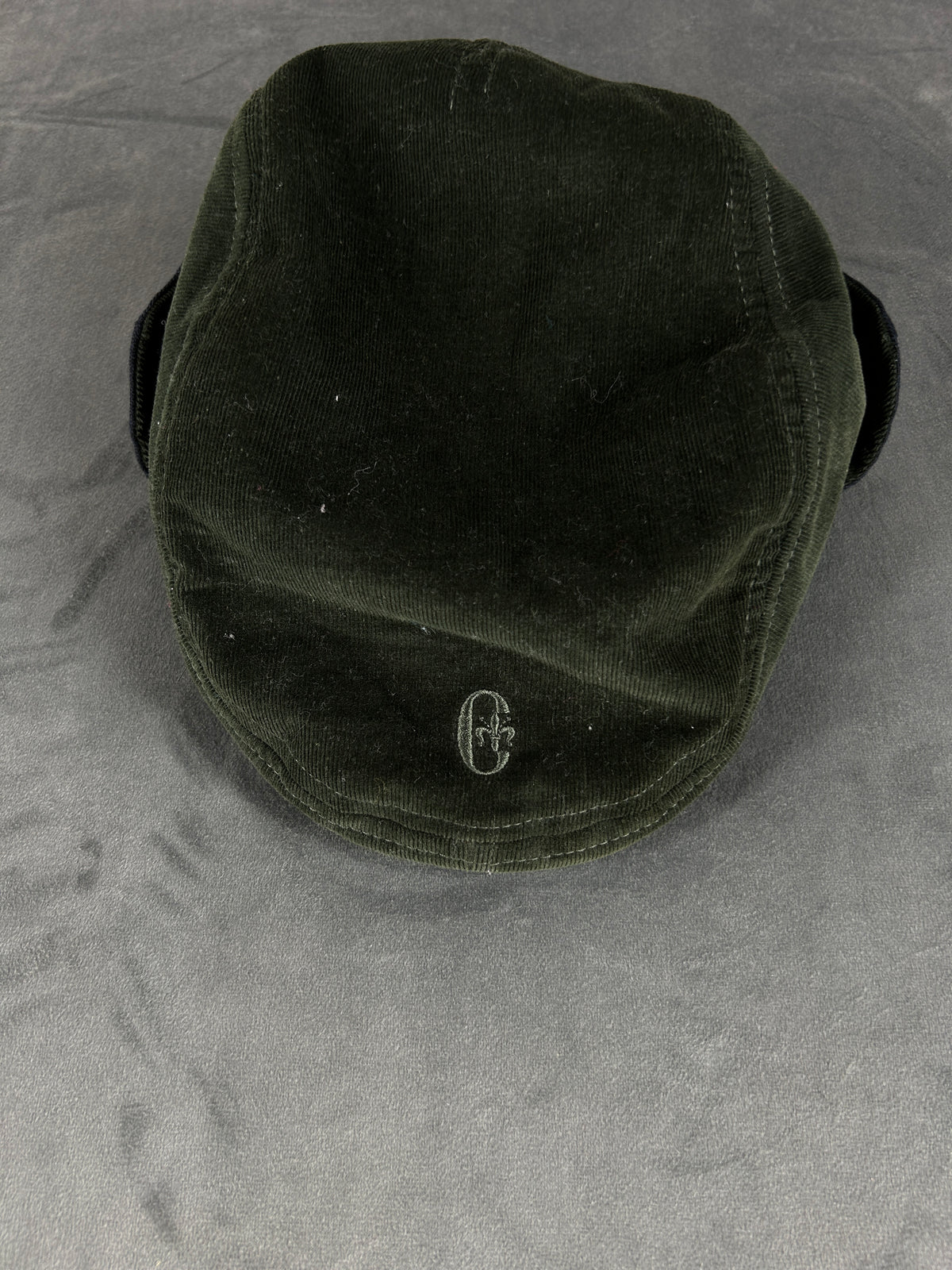 Cappello in velluto a coste Conte of Florence verde vintage – Uomo Taglia 58