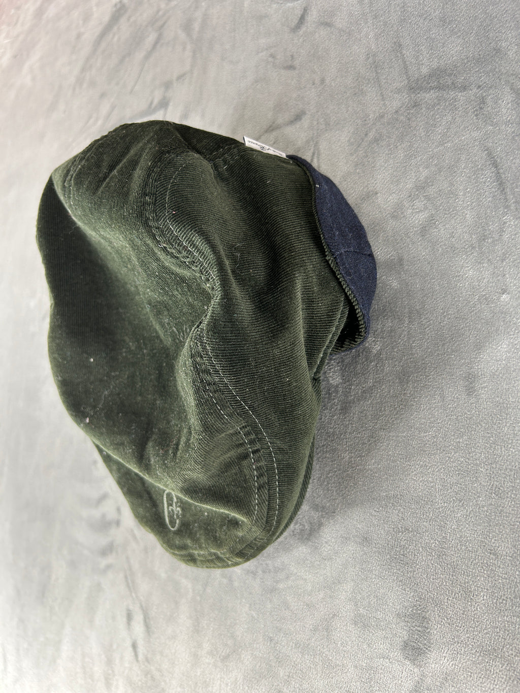 Cappello in velluto a coste Conte of Florence verde vintage – Uomo Taglia 58