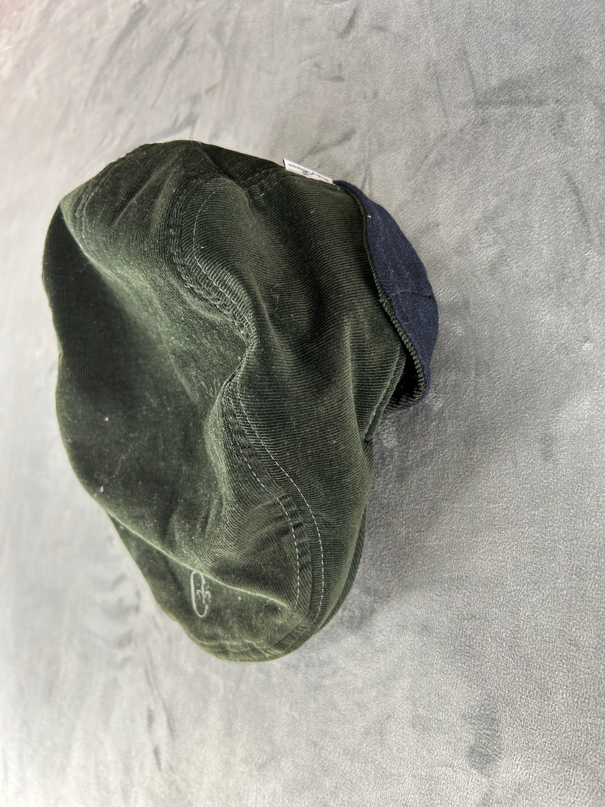Cappello in velluto a coste Conte of Florence verde vintage – Uomo Taglia 58