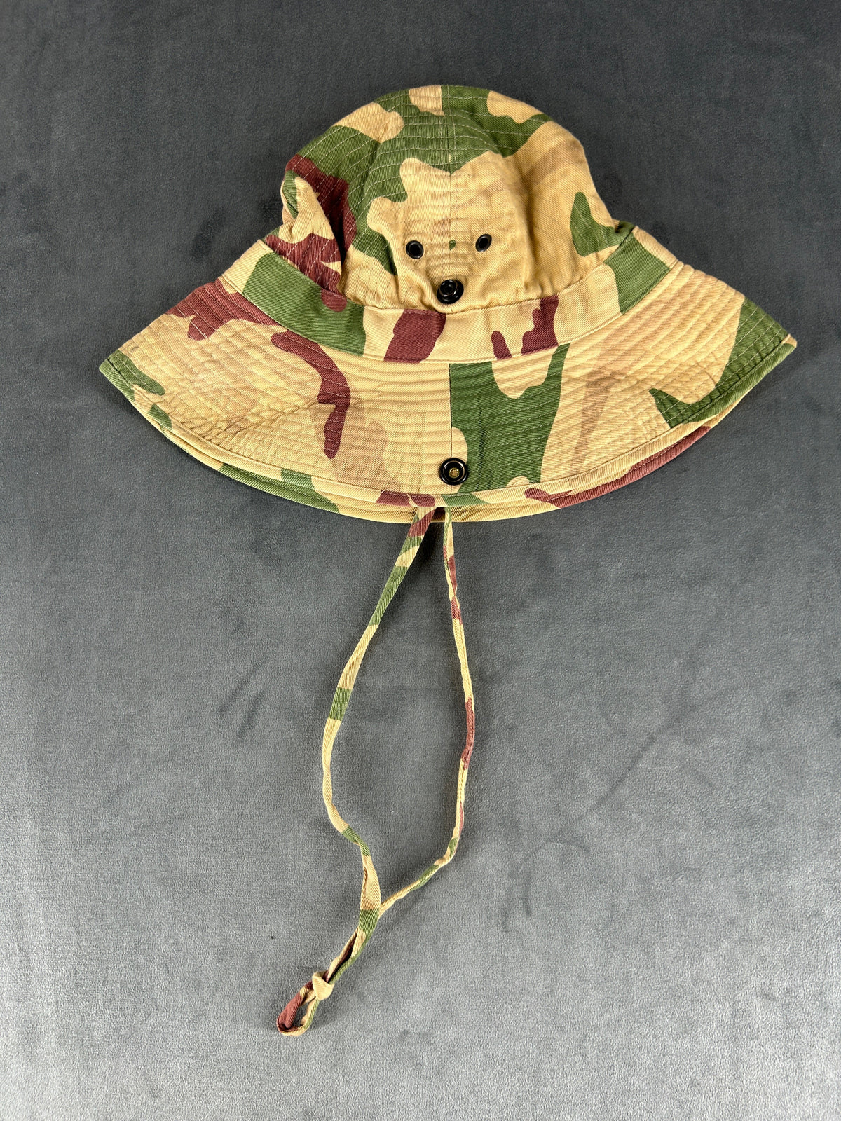 Cappello safari camouflage beige vintage – Uomo Taglia unica